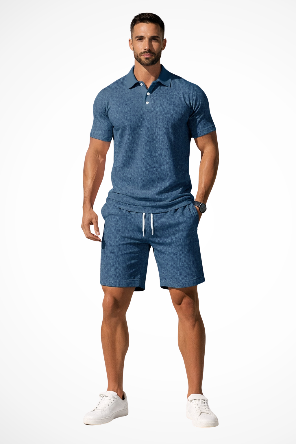 Marcus | Men's Essential Textured Two Piece Set