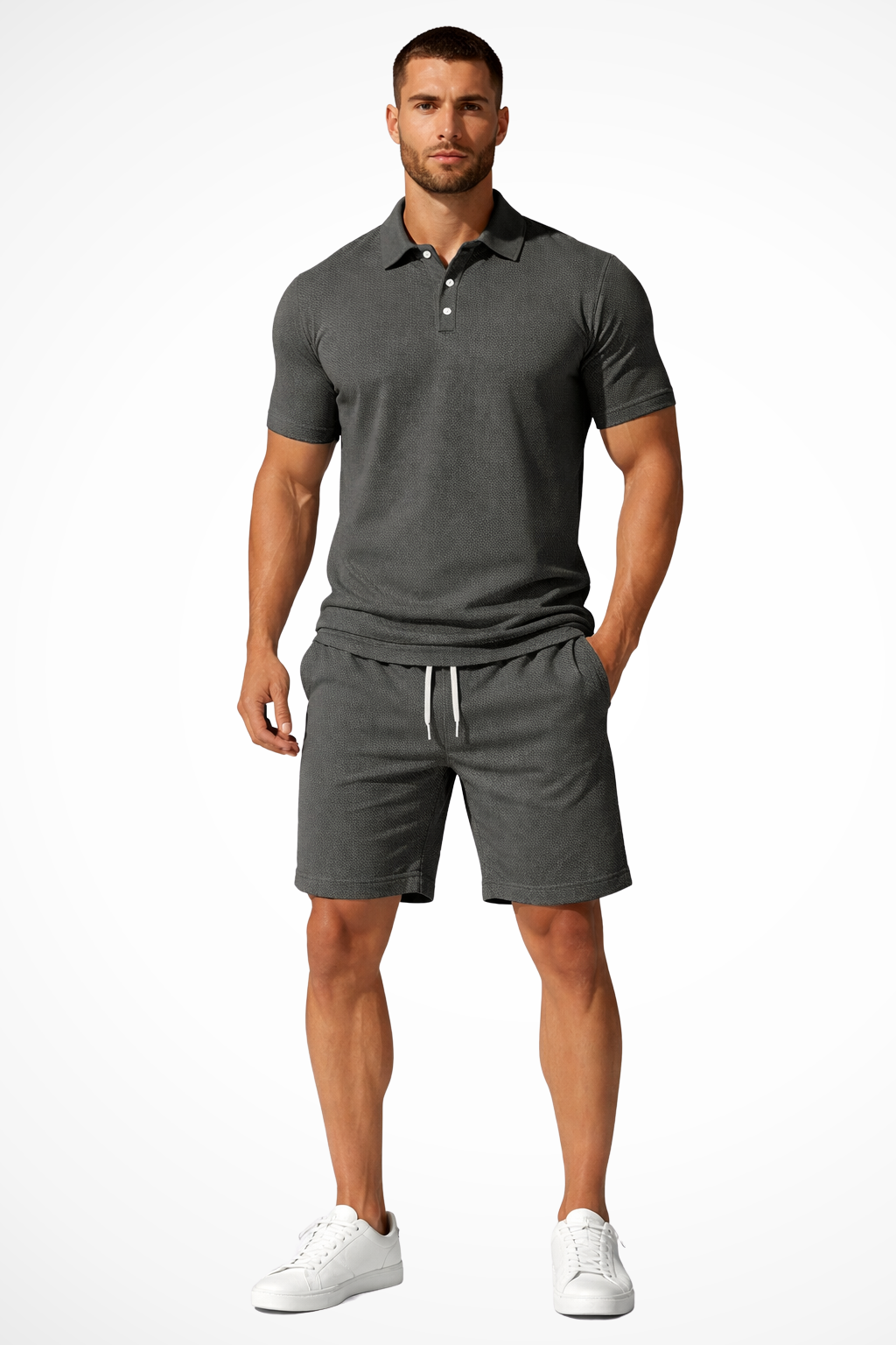 Marcus | Men's Essential Textured Two Piece Set