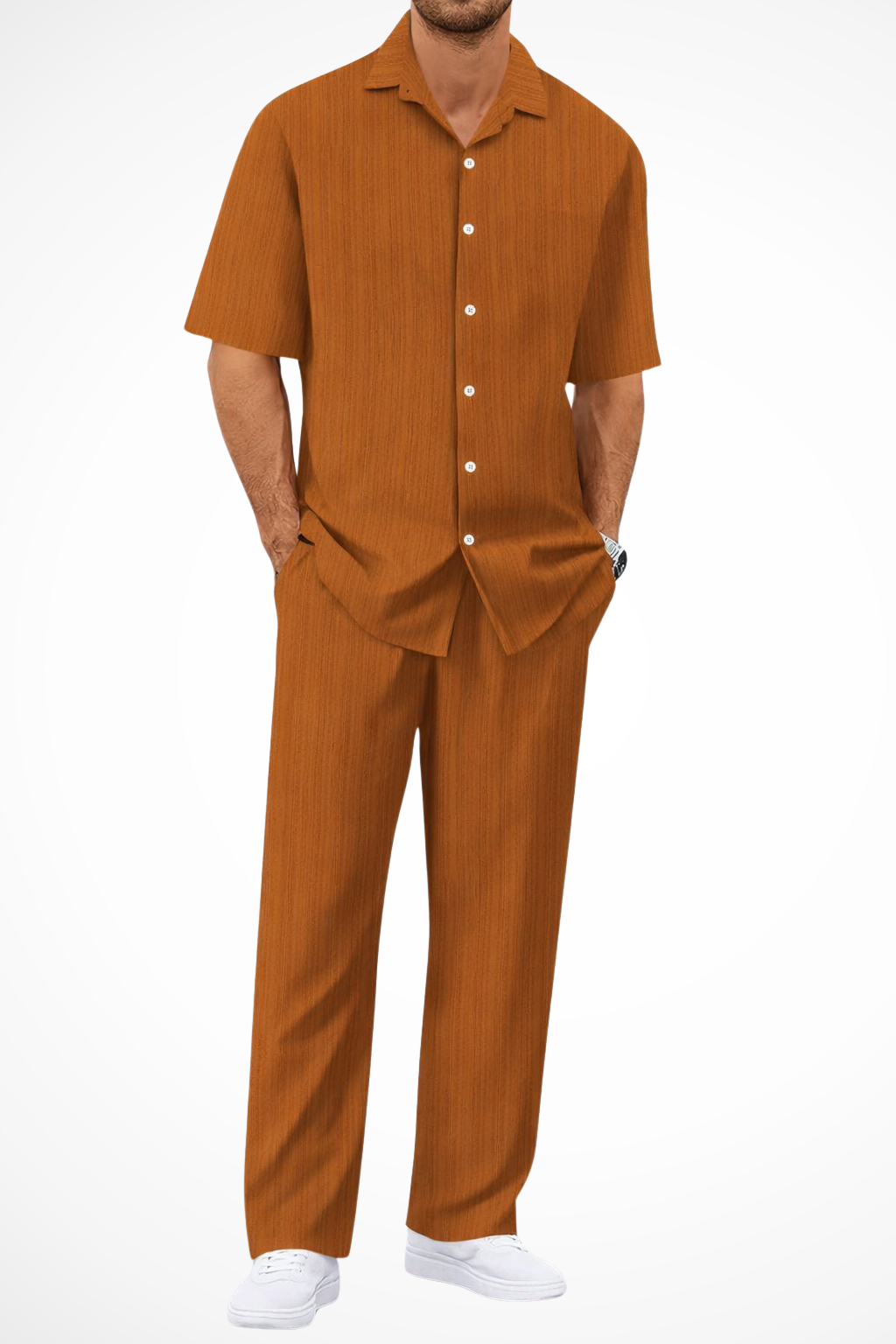 Nathaniel | Men's Essential Textured Two Piece Set