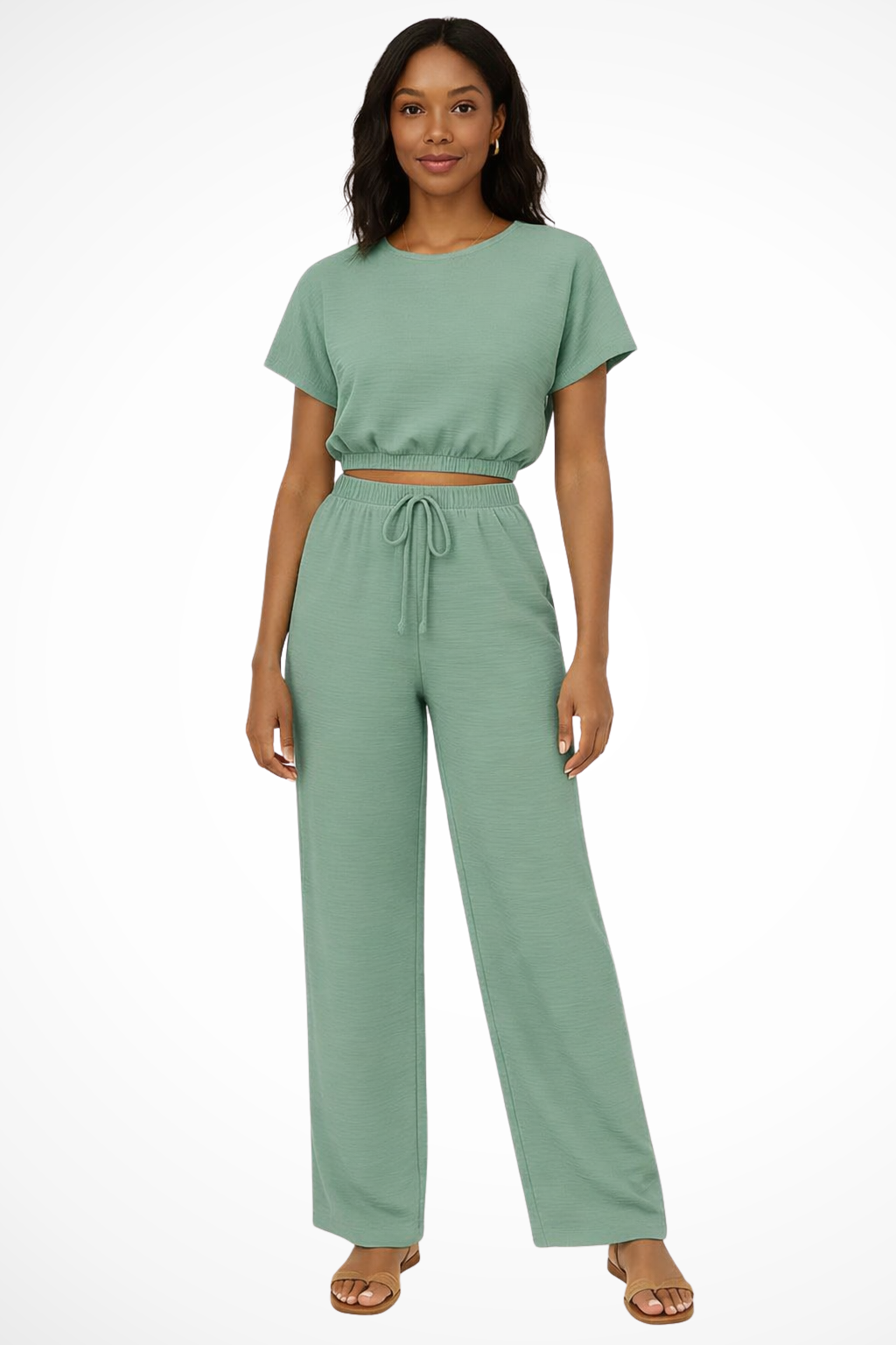Isadora | Casual Textured Two Piece Going Out Set