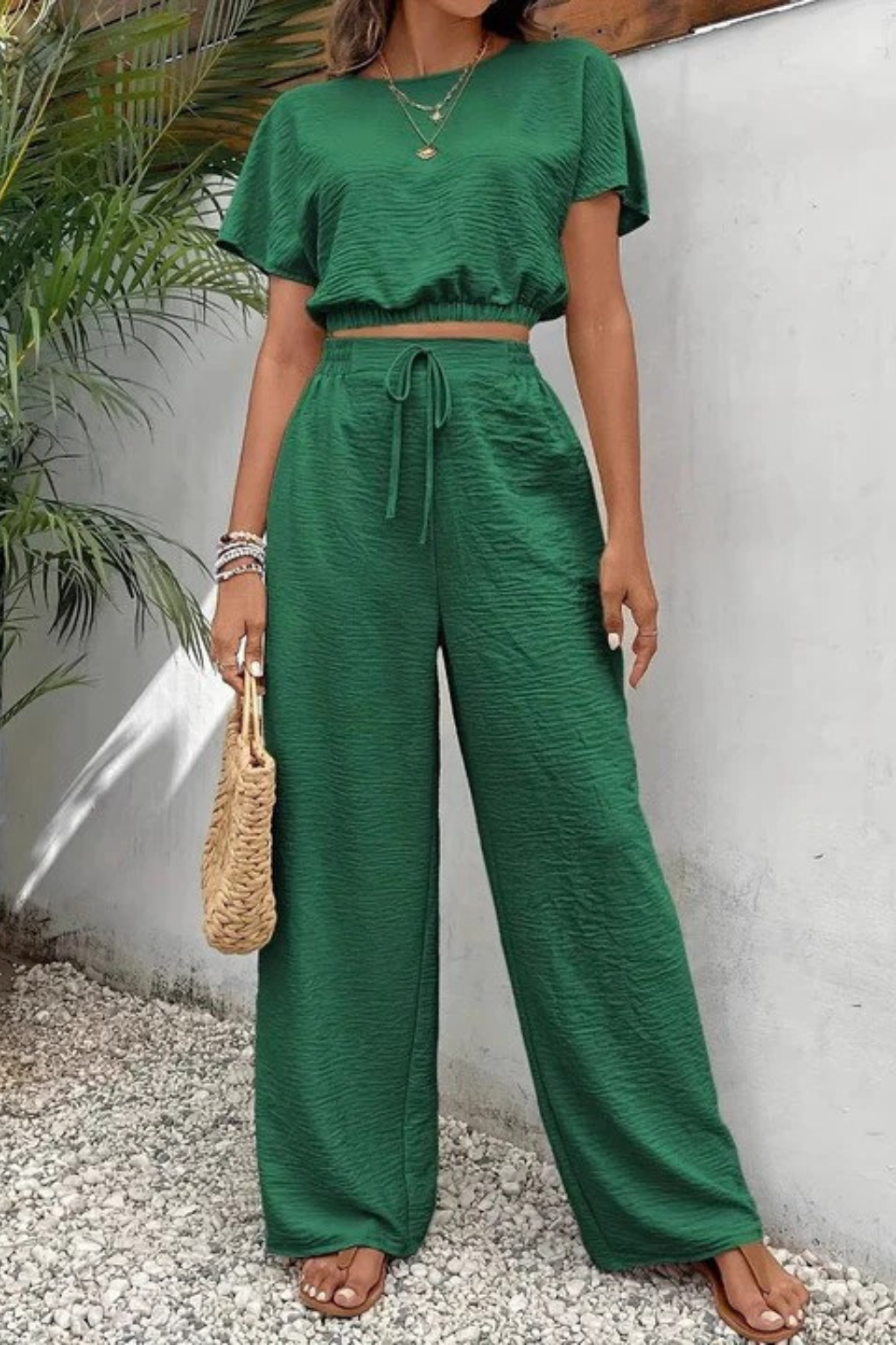 Isadora | Casual Textured Two Piece Going Out Set