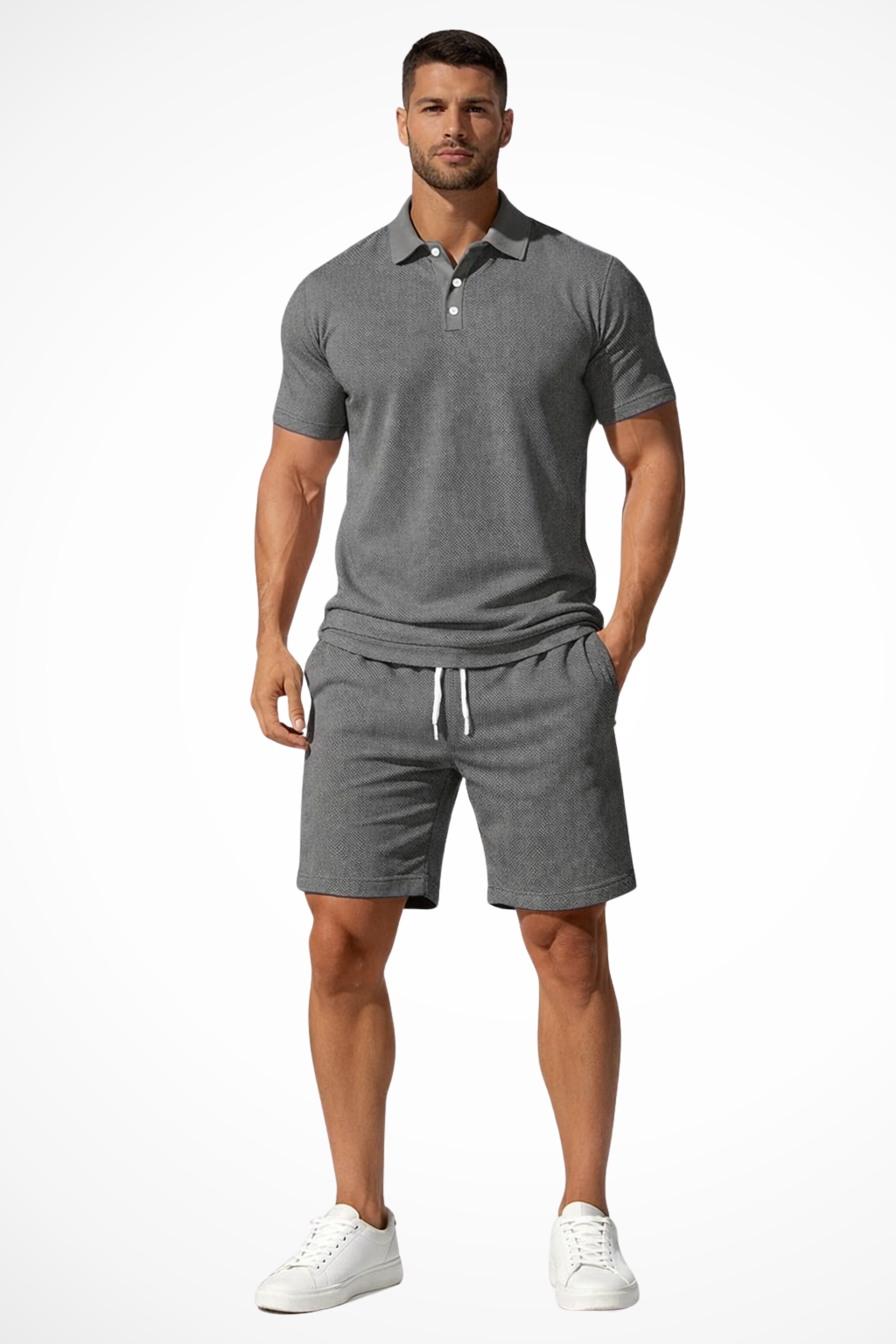 Marcus | Men's Essential Textured Two Piece Set