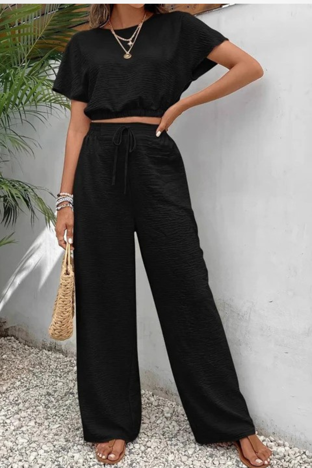 Isadora | Casual Textured Two Piece Going Out Set