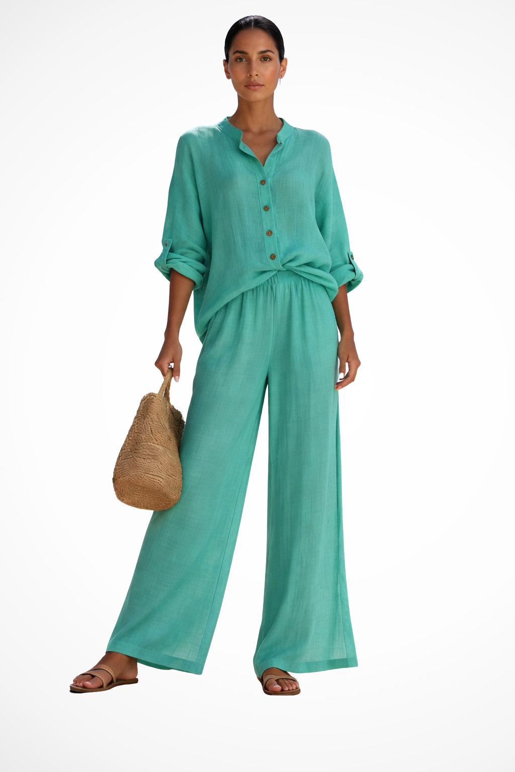 Celeste | Effortless Button Front Going Out Set