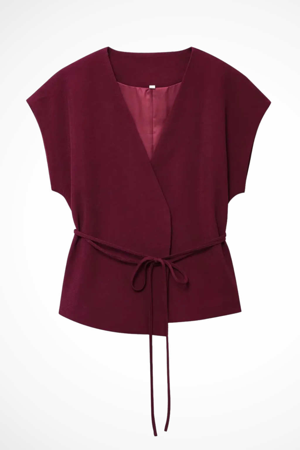 Adrielle | Elegant Wrap Top Wide Leg Pants Set