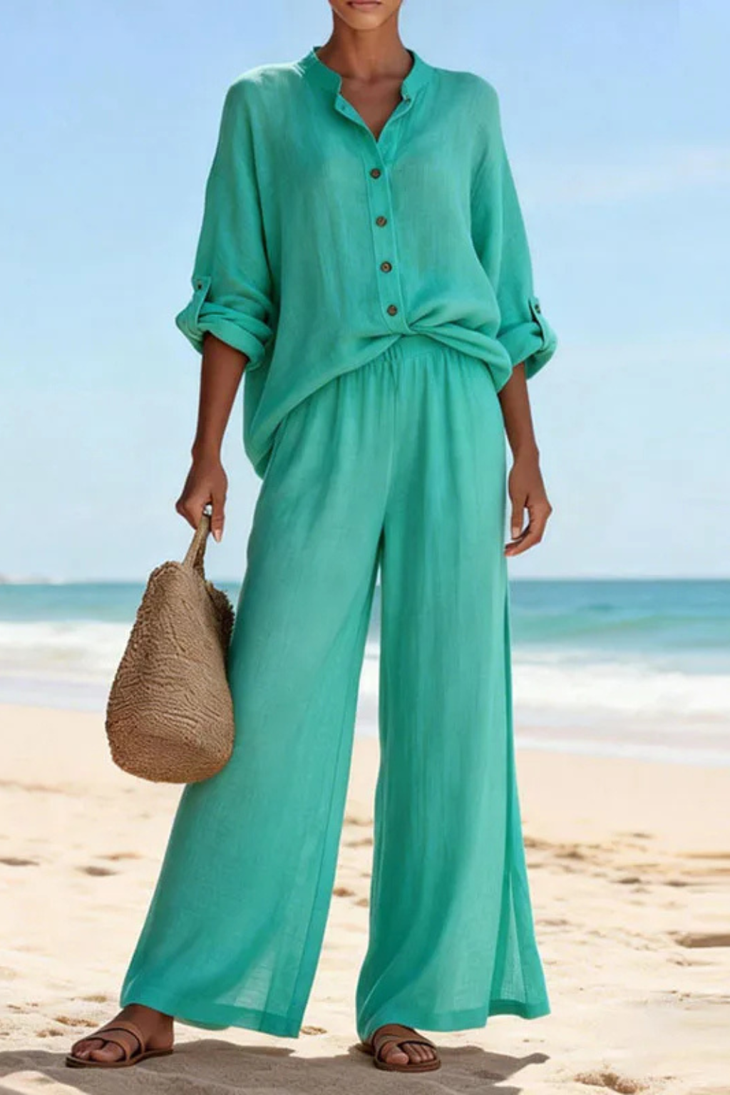 Celeste | Effortless Button Front Going Out Set
