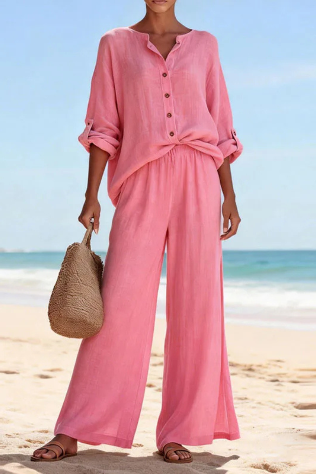 Celeste | Effortless Button Front Going Out Set