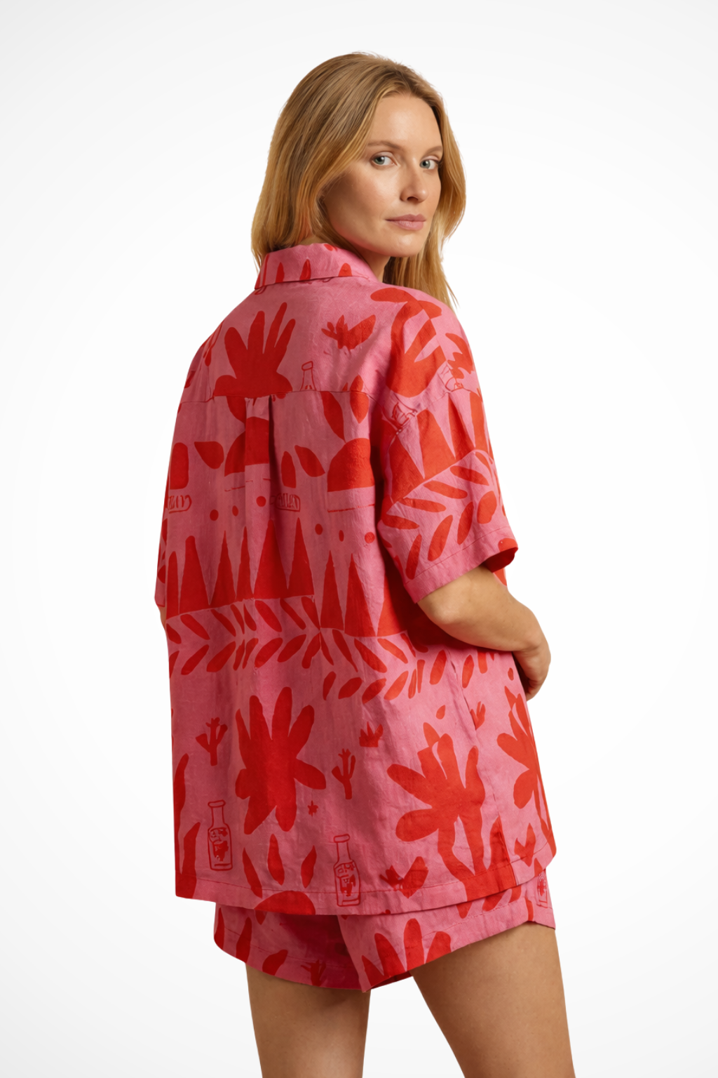 Rowella | Floral Camp Collar Two Piece Set