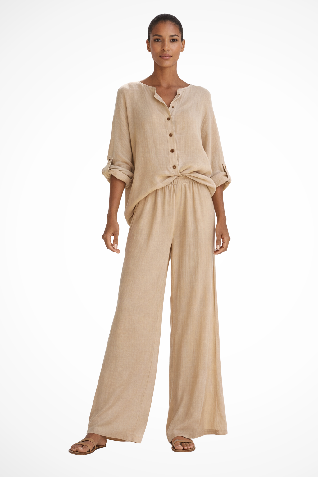 Celeste | Effortless Button Front Going Out Set