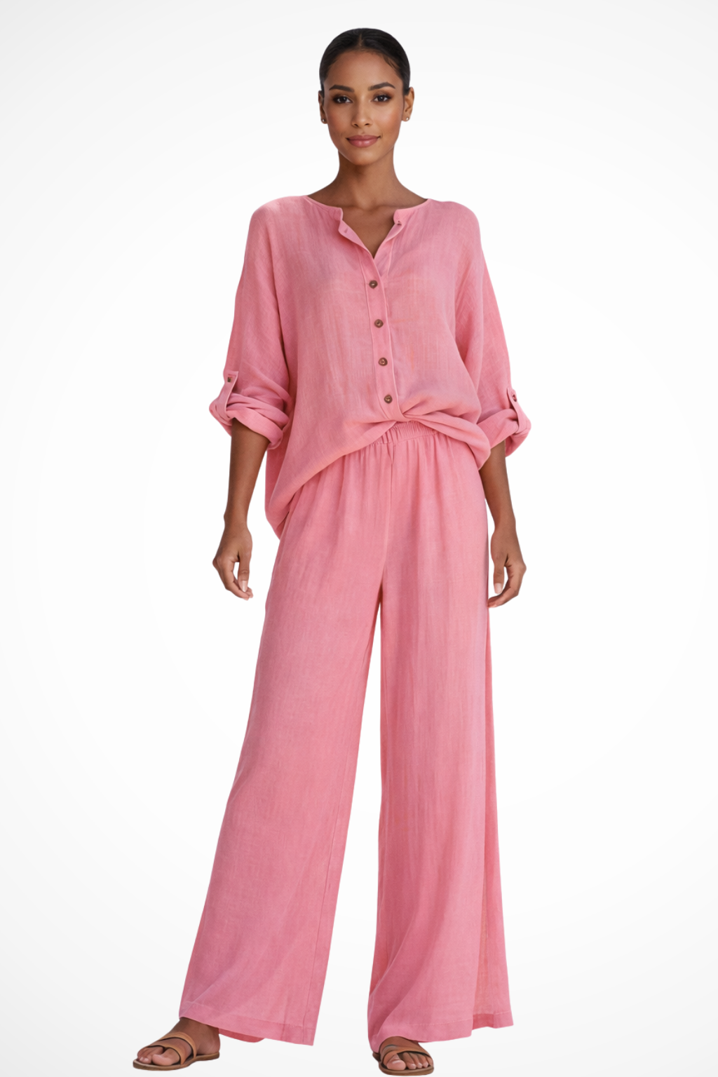 Celeste | Effortless Button Front Going Out Set