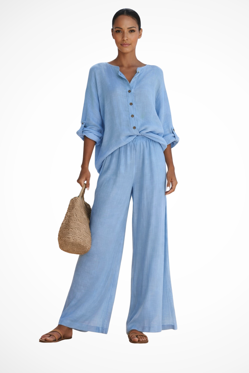 Celeste | Effortless Button Front Going Out Set