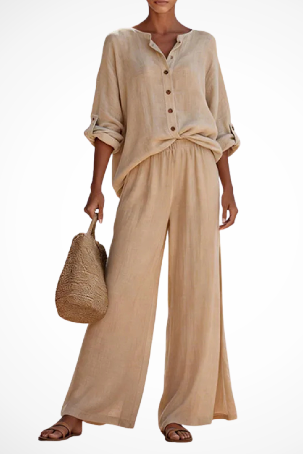 Celeste | Effortless Button Front Going Out Set