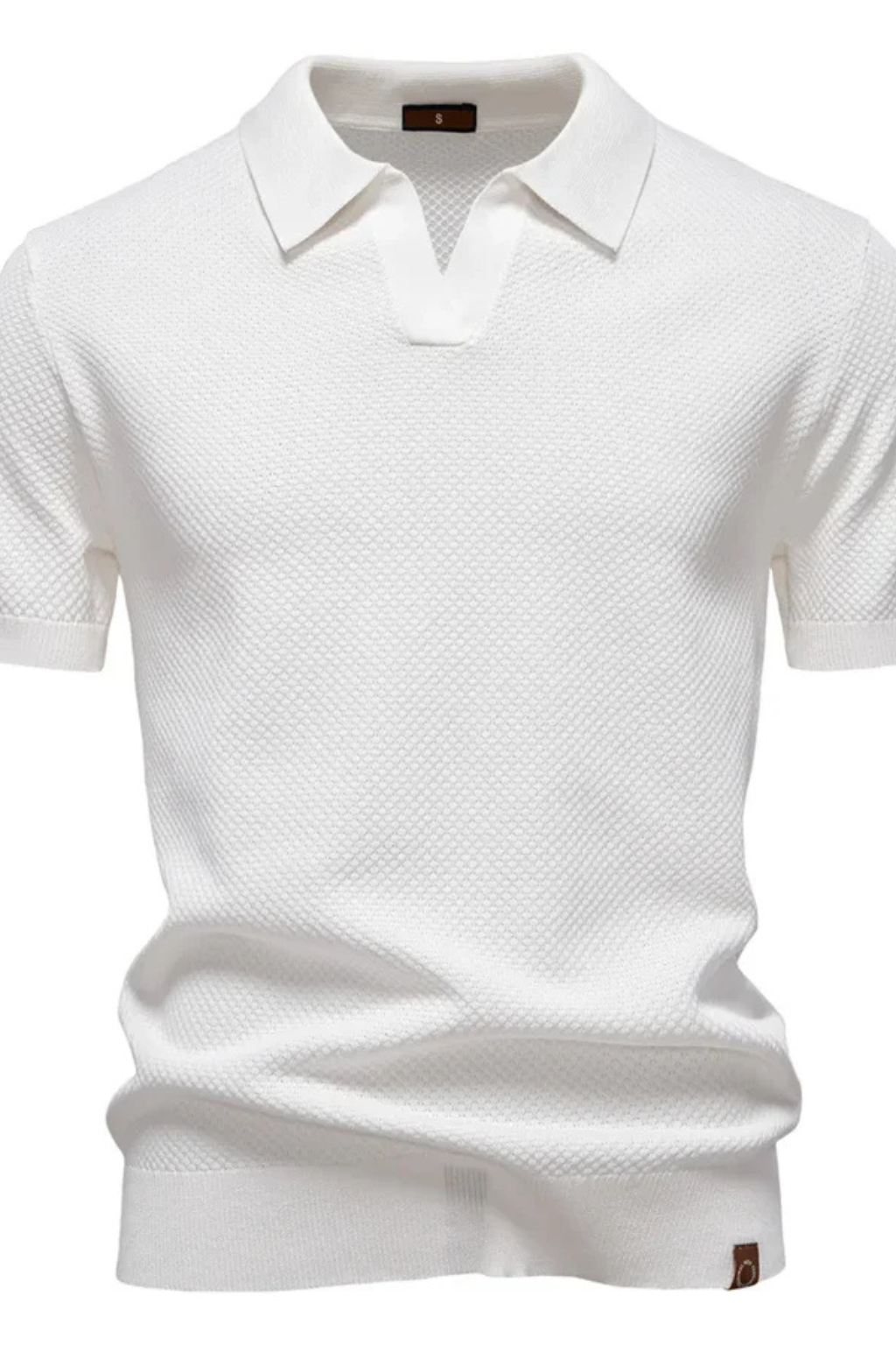 Theodore | Men's Classic Textured Knit Polo
