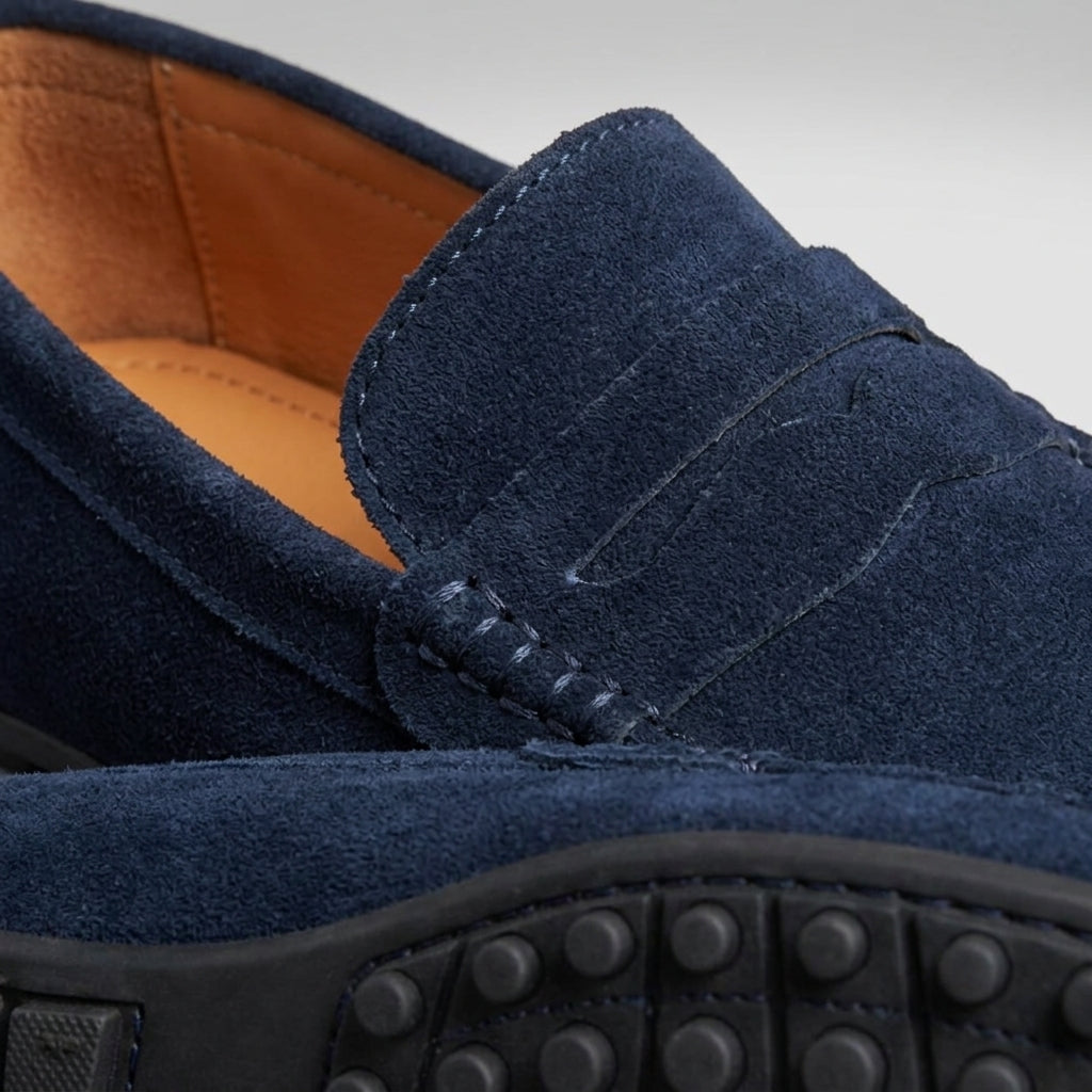 Men's Penny Loafers Suede Slip-On Driving Moccasins