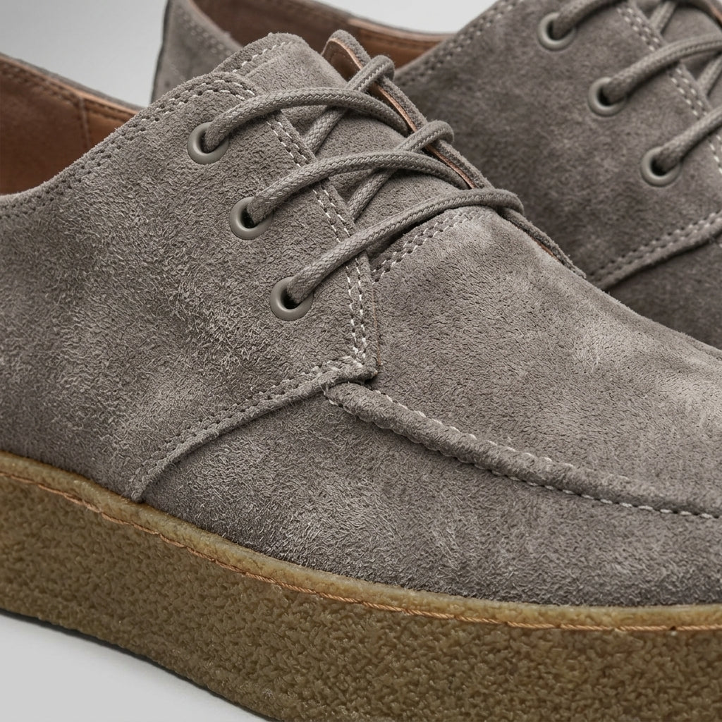 Men's Suede Lace-Up Crepe Sole Casual Shoes