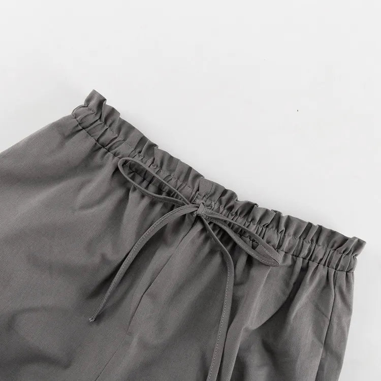 Seraphina | Elegant Halter Crossover Wide Leg Set