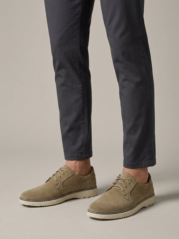 Men's Sneakers Suede Low-Top Lace-Up Platform Sole