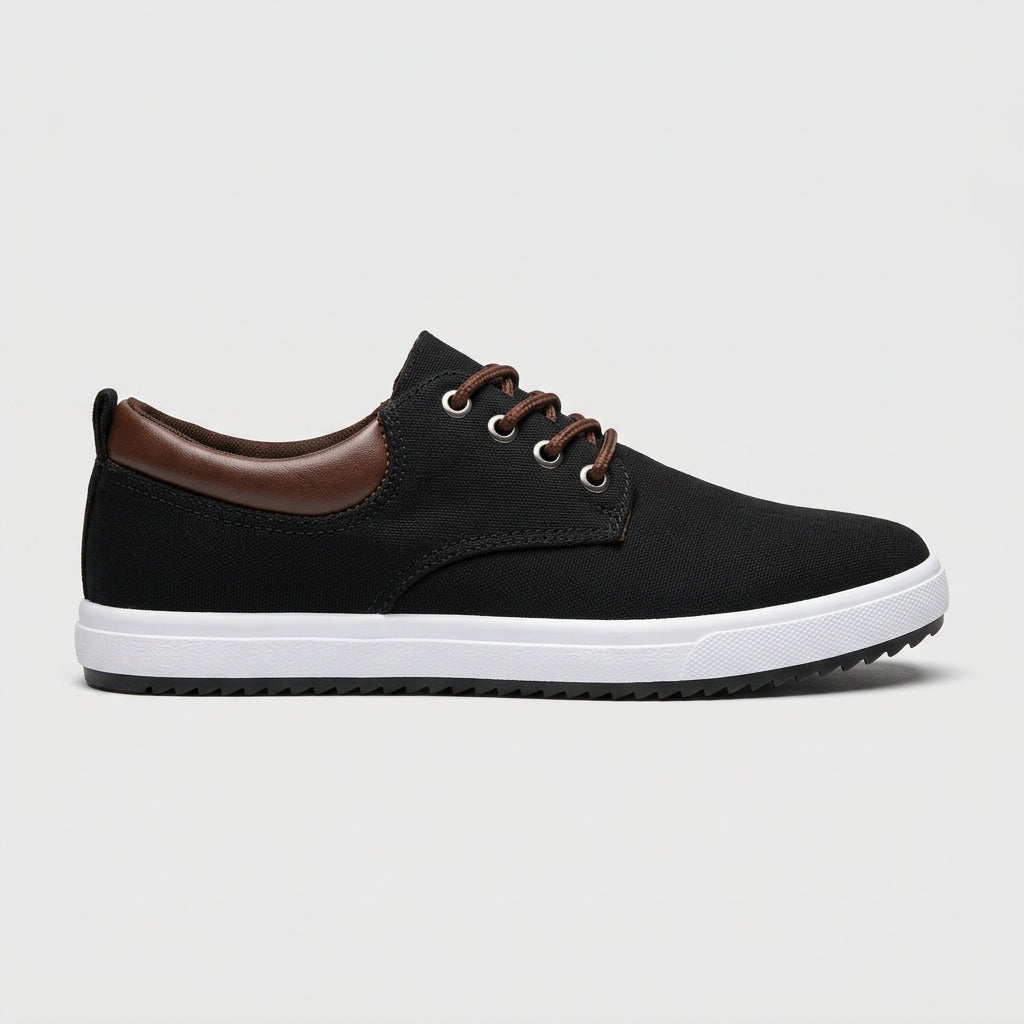Men's Low-Top Sneakers - Suede - Lace-Up - Rubber Sole