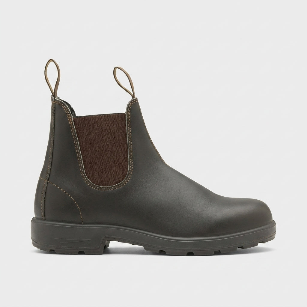 Men's Chelsea Boots with Elastic Side Panel