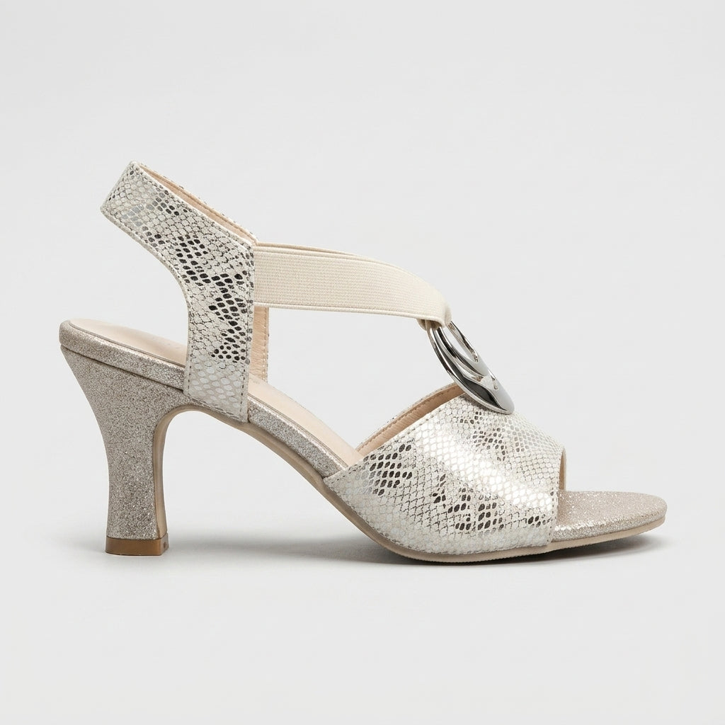 Women's Platform Sandals Ankle Strap Block Heel Open Toe Buckle