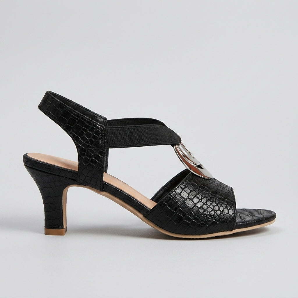 Women's Platform Sandals Ankle Strap Block Heel Open Toe Buckle