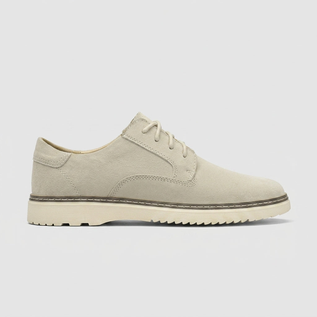 Men's Sneakers Suede Low-Top Lace-Up Platform Sole