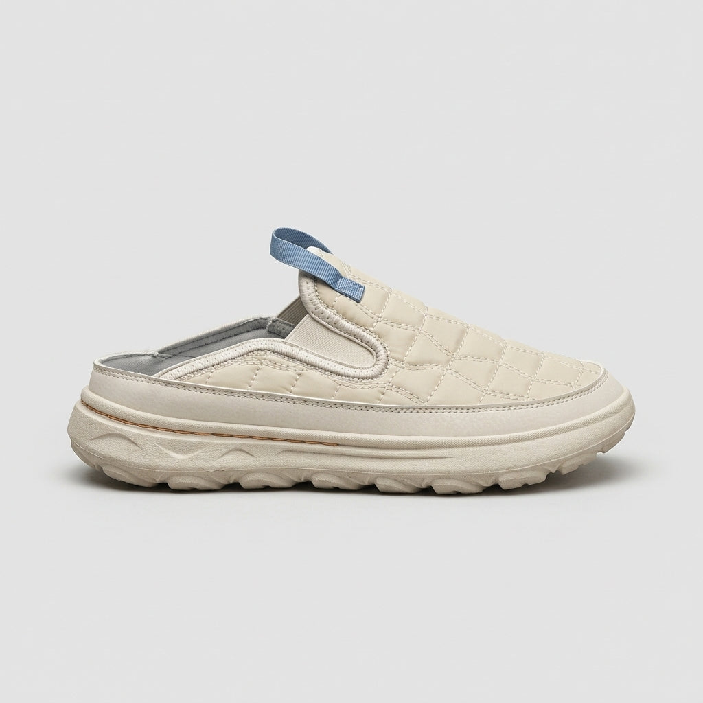 Men's Loafers Quilted Slip-On Elastic Goring Platform Sole