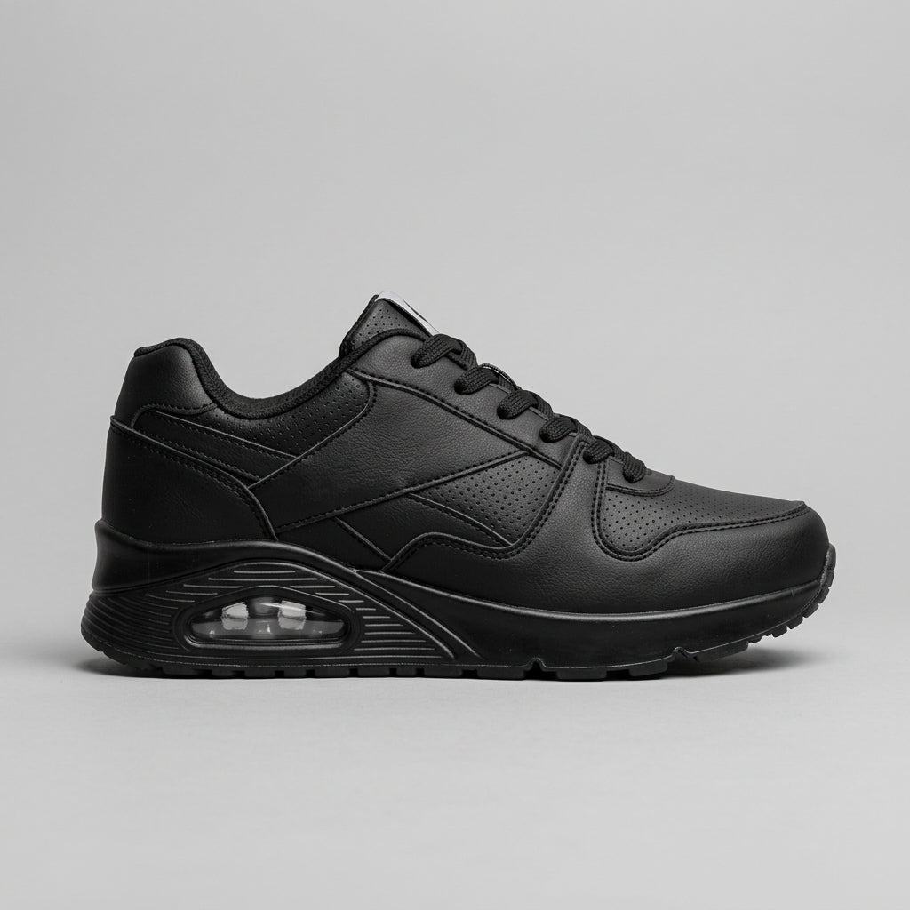 Women's Sneakers Air Cushion Lace-Up Low-Top Perforated Panels