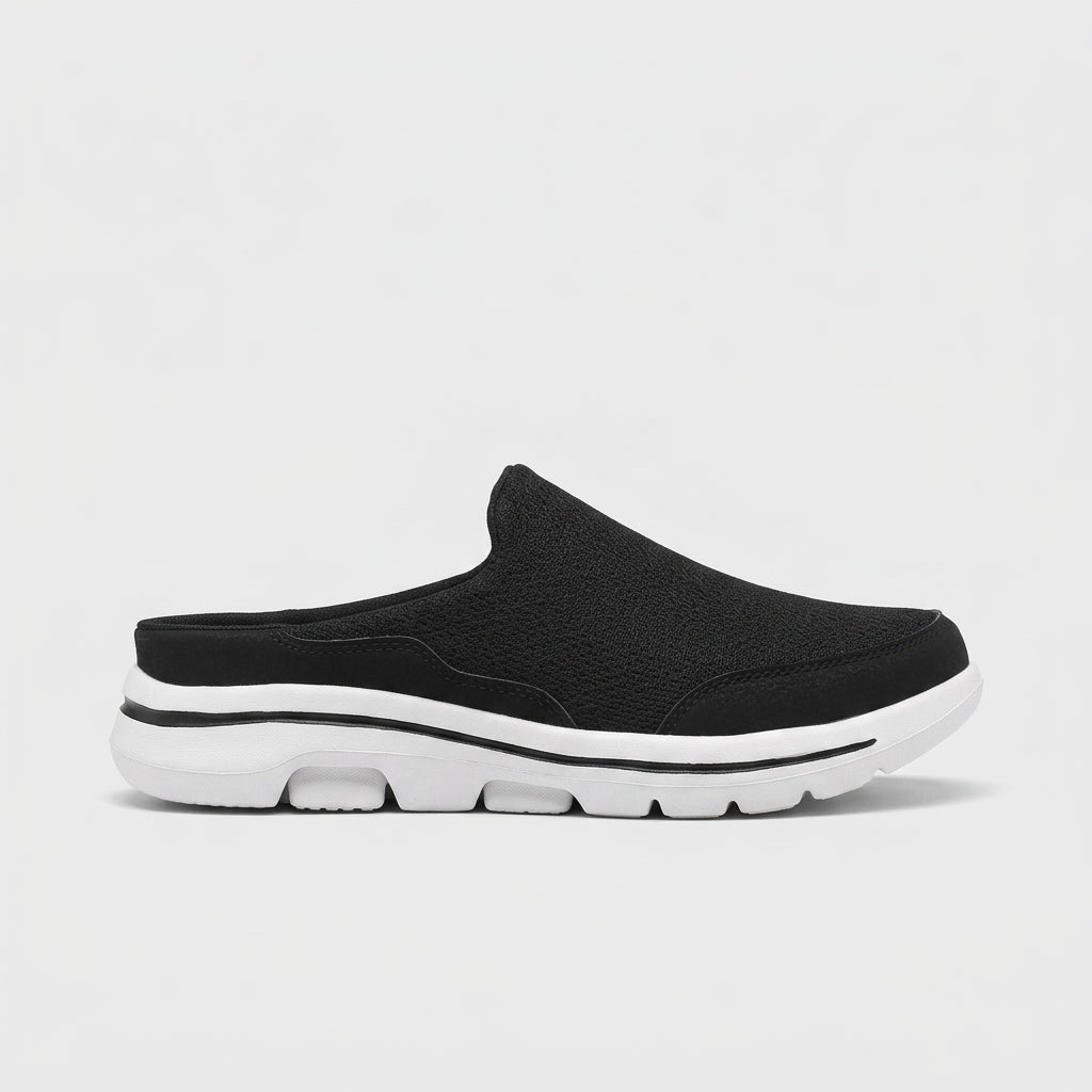 Women's Backless Slip-On Sneaker Mules with Chunky Sole