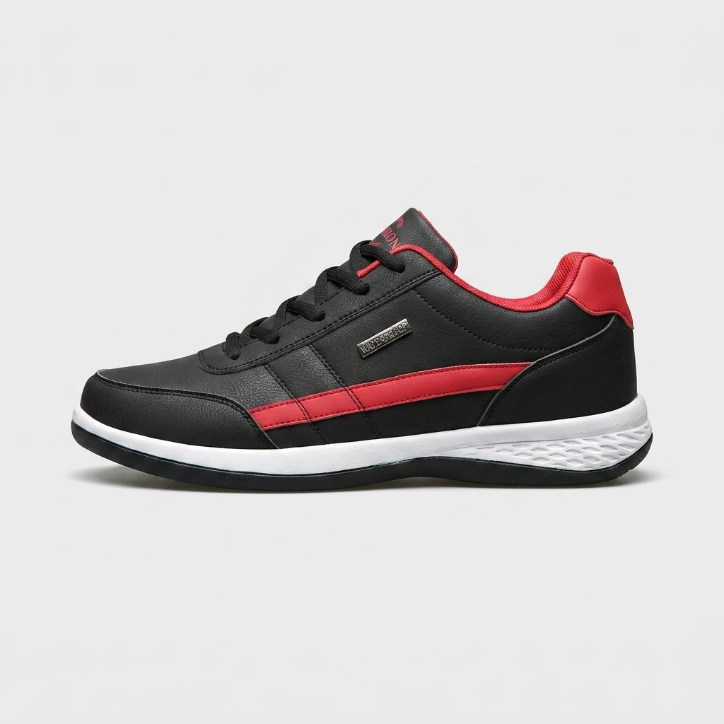 Men's Sneakers Low-Top Lace-Up Contrast Stripe Athletic