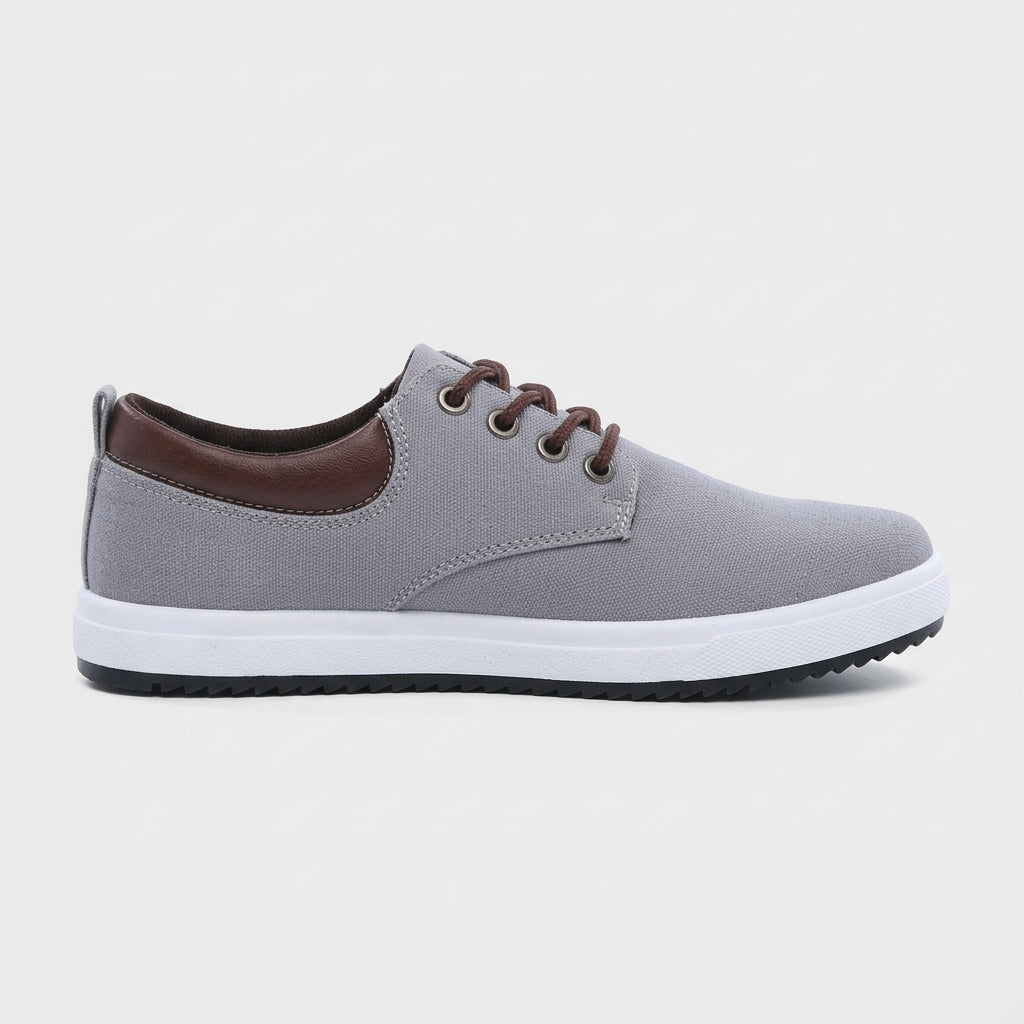 Men's Low-Top Sneakers - Suede - Lace-Up - Rubber Sole