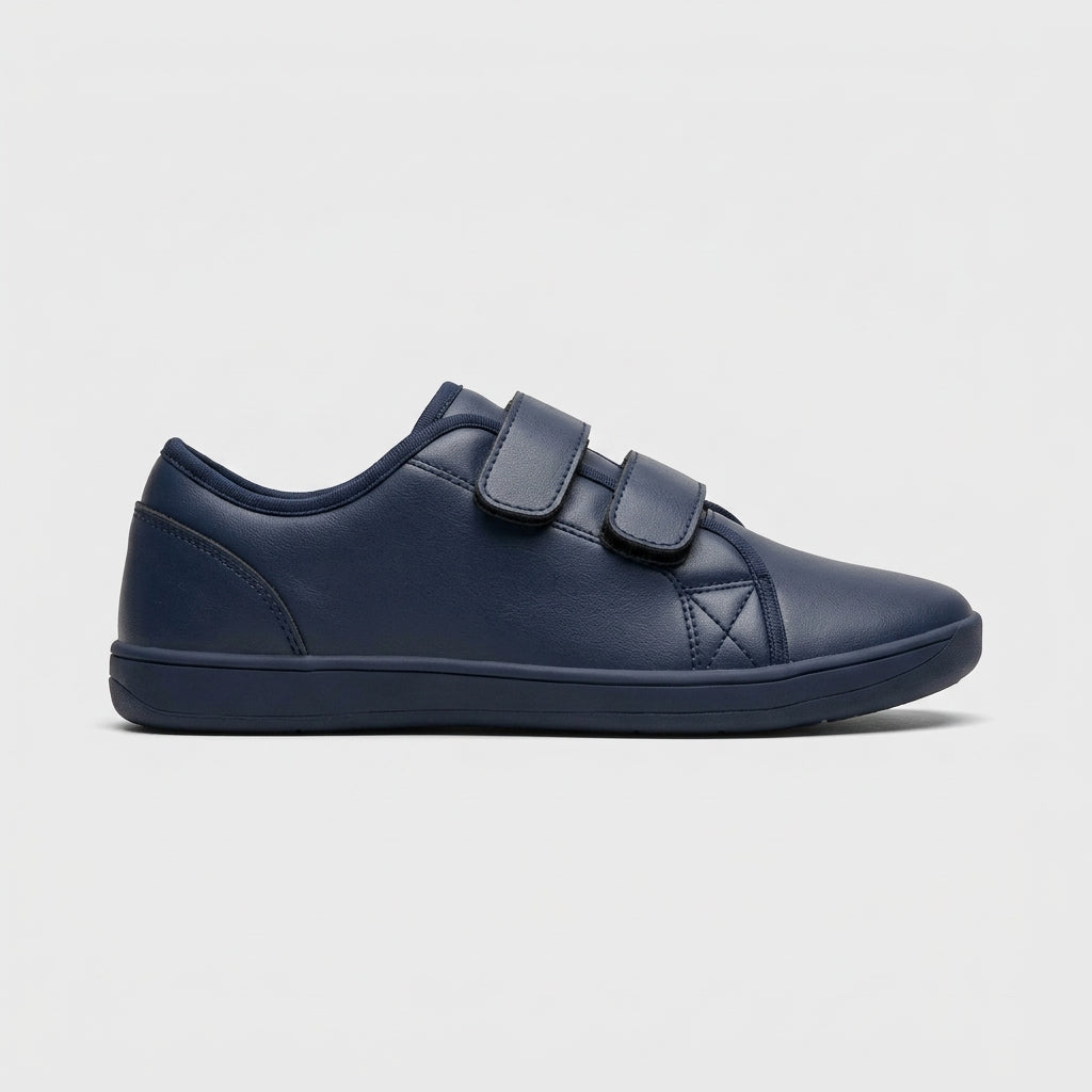 Men's Sneakers Low-Top Dual Velcro Strap Closure Round Toe