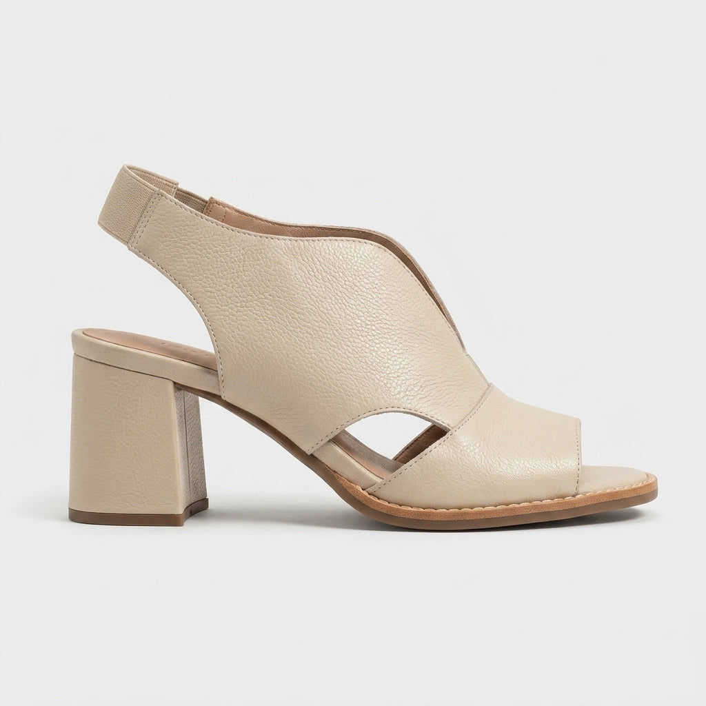 Women's Slingback Sandals Block Heel Open-Toe Wide Upper