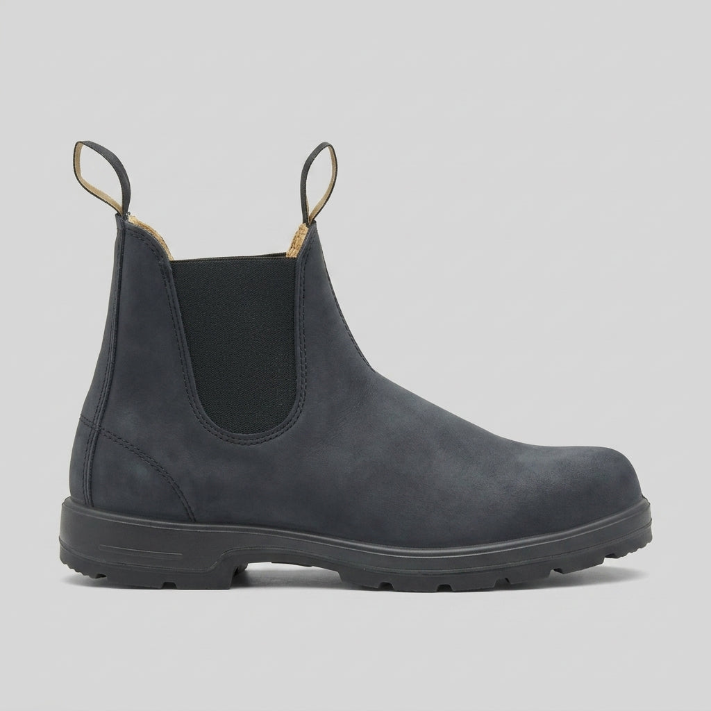 Men's Chelsea Boots with Elastic Side Panel