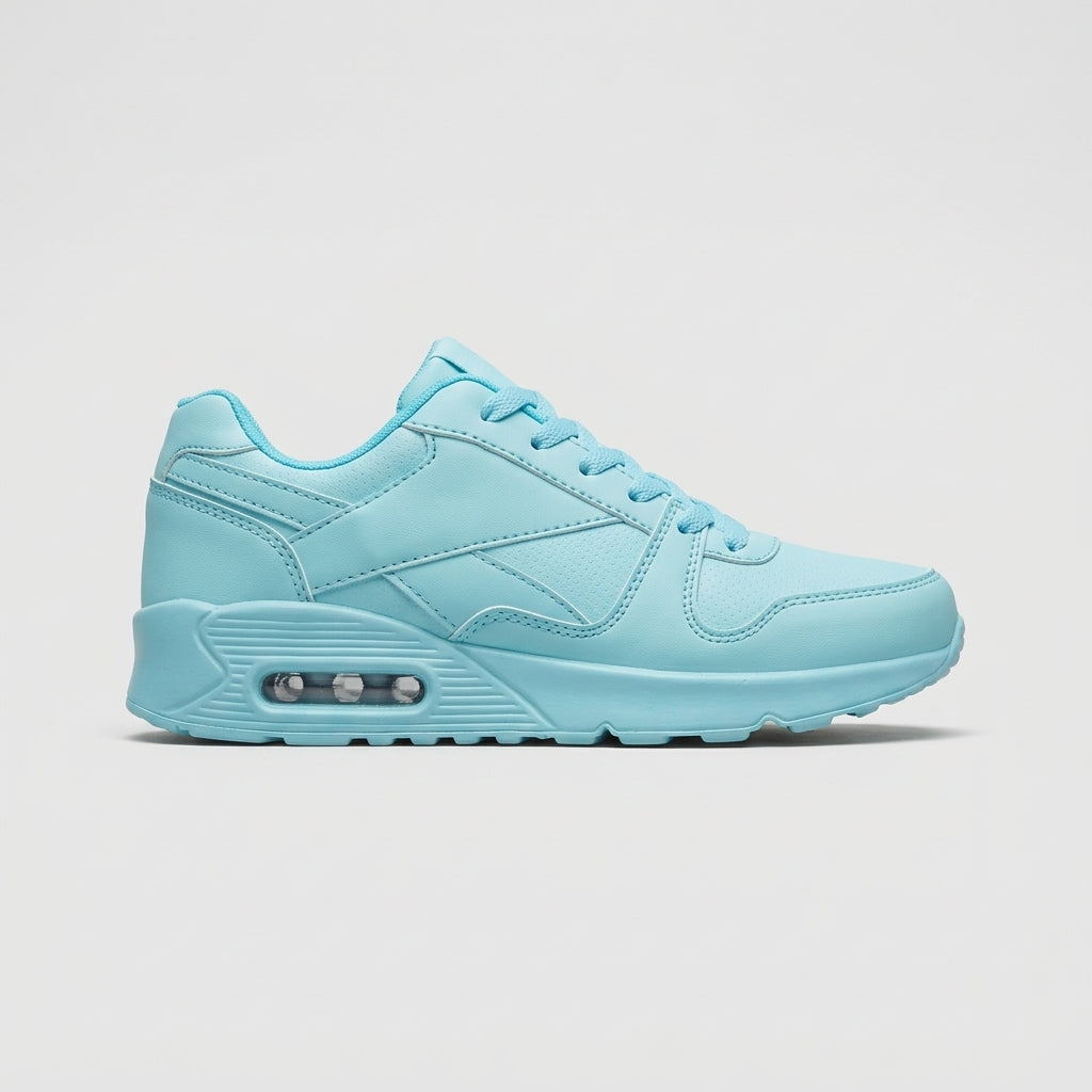 Women's Sneakers Air Cushion Lace-Up Low-Top Perforated Panels