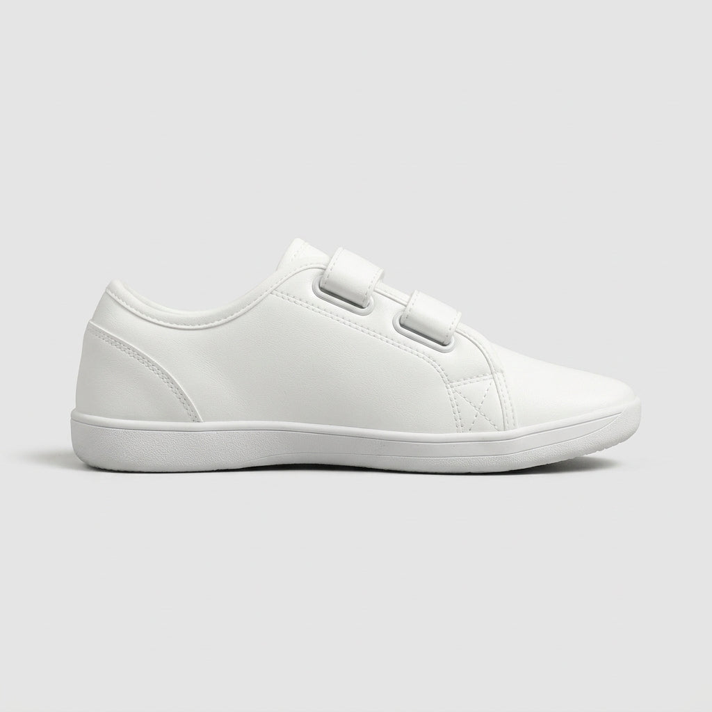 Men's Sneakers Low-Top Dual Velcro Strap Closure Round Toe